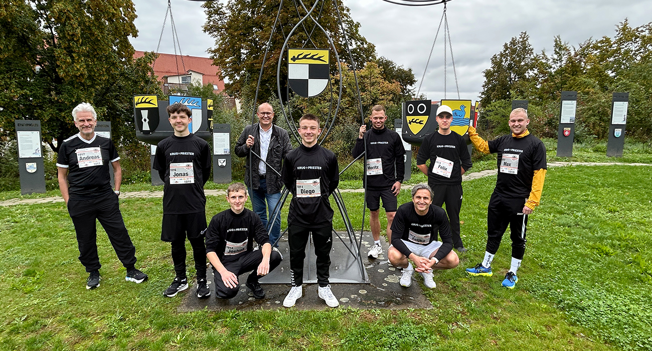 Das Team von Krug + Priester ist mit dabei beim Balinger Firmenlauf 2025