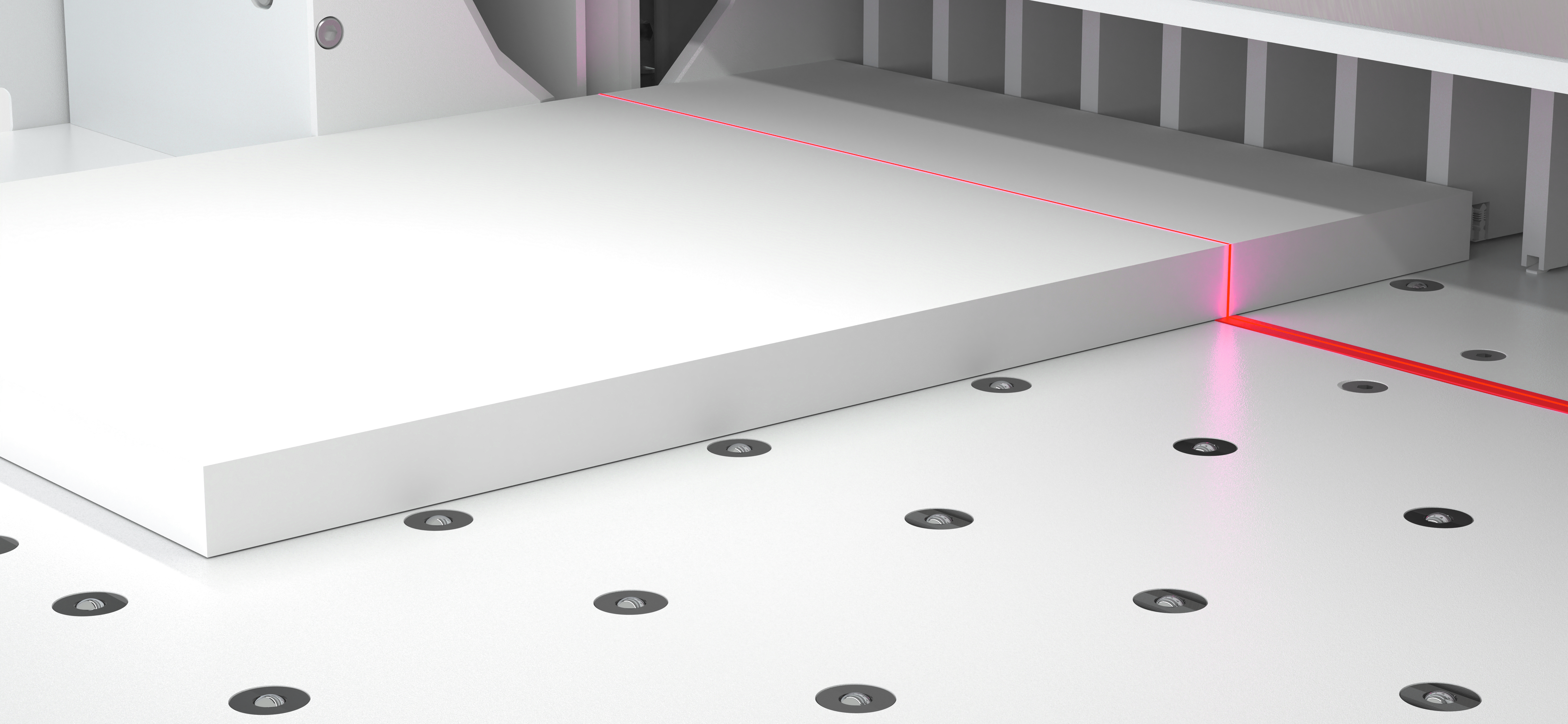 Müheloses Positionieren dank Lufttisch