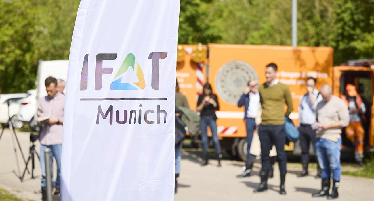 IDEAL stellt auf der IFAT 2026 in München aus. Sie finden uns in Halle B4 auf Stand 411.