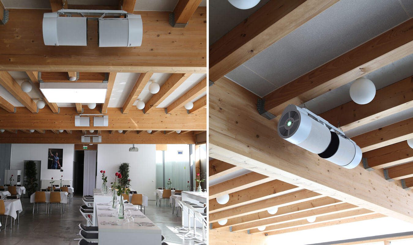 IDEAL Luftreiniger werden in den Räumen des HBW genutzt